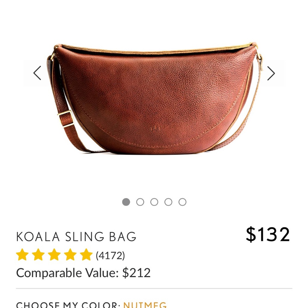 Portland Leather Goods Large Koala Bag - Picture 2 of 12